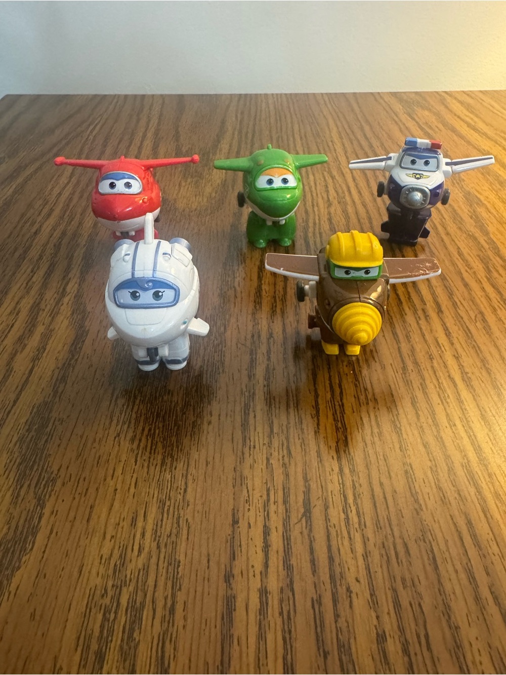 SUPER WINGS Lot of 5 Transforming Jet Toys 2" Action Figures